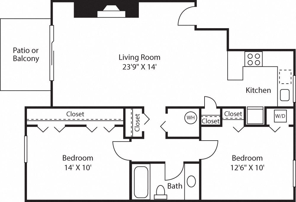 Floor Plans of The Park At Northgate in Seattle, WA